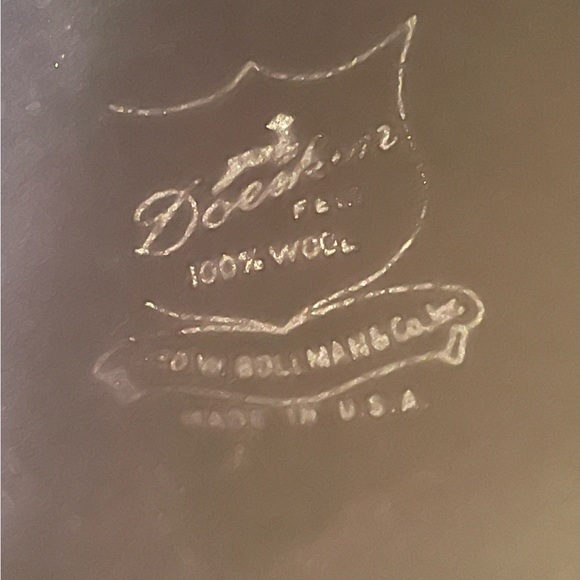 Evelyn Varon Vintage Navy 100% Wool Hat - Picture 4 of 4